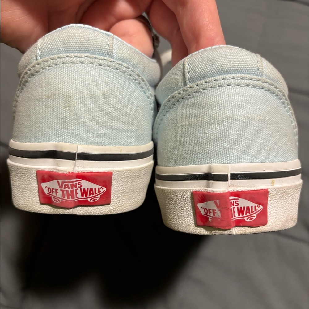 Pastel Blue Low Pro Old Skool Vans - Picture 2 of 4